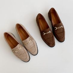 NIPONJJUYA - Buckled-Trim Loafers NIPONJJUYA - Buckled-Trim Loafers