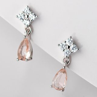 Kamuel-Gemstone Tear Drop Earring