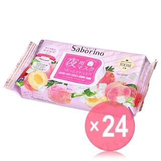 BCL - Saborino Night Mask Aloe & Peach Leaf (x24) (Bulk Box)