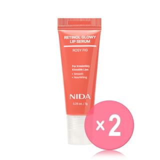 NIDA - Retinol Glowy Lip Serum 2pcs Bundle Set