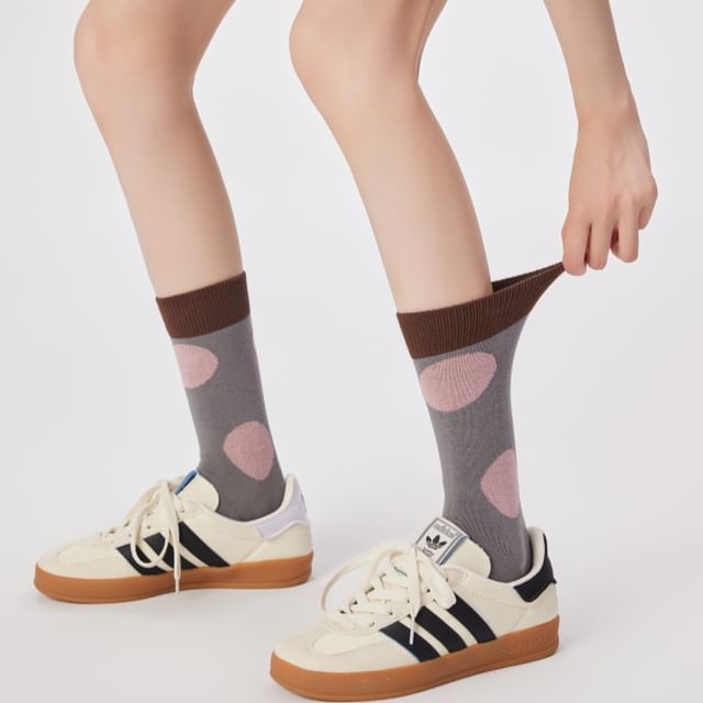 Gentiana-Dotted Socks