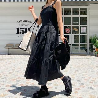 Tiered jumper dress Clearance