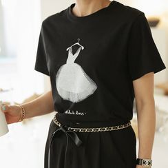 Lemite - Dress Print T-Shirt Lemite - Dress Print T-Shirt