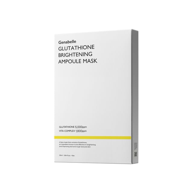 Genabelle-Glutathione Brightening Ampoule Mask Set - Masque Ampoule Éclat
