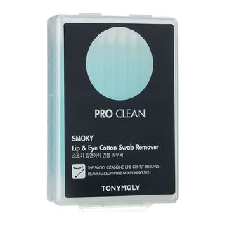 TONYMOLY - Pro Clean Smoky Lip & Eye Cotton Swab Remover