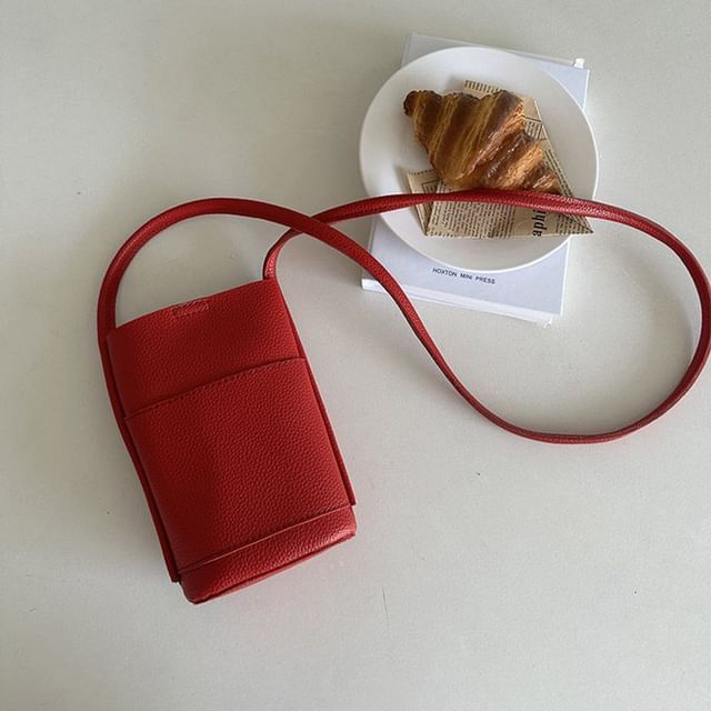 Indenis-Faux Leather Crossbody Bag