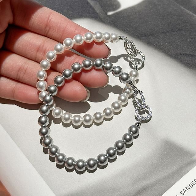 Seirios-Rhinestone Beaded Bracelet