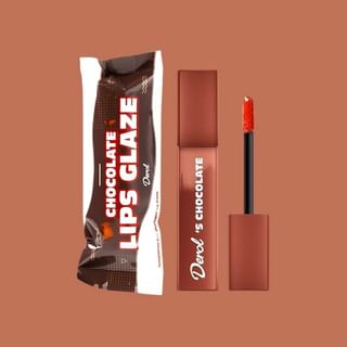 DEROL - Matte Chocolate Lips Glaze - 4-6