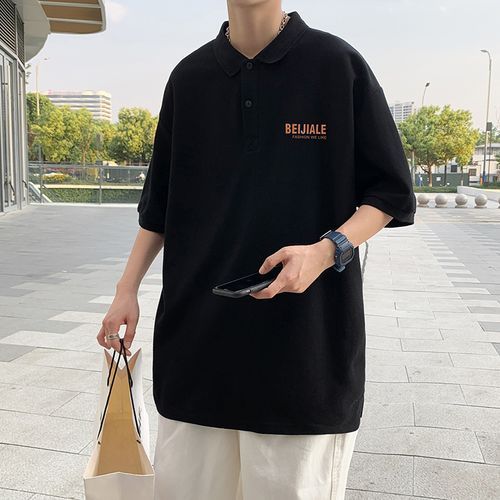 men's elbow length polo shirts