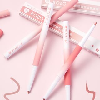 ROZO - Lovely Double Head Lip Liner Pen - 2 Types