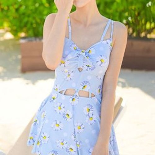 Roseate - Daisy Print Swimdress | YesStyle