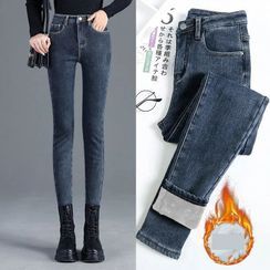Sienne - Fleece-Lined Skinny Jeans