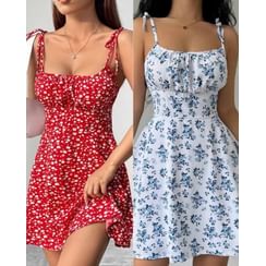 Spaghetti Strap Backless Maxi Bodycon Dress