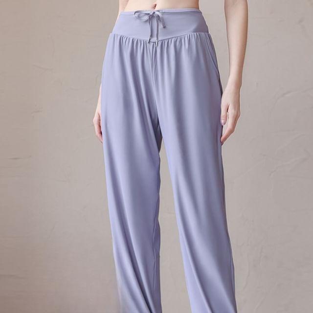 Runyz-Mid Rise Plain Sweatpants