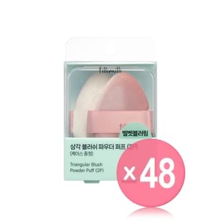 fillimilli - Triangular Blush Power Puff Set (x48) (Bulk Box)