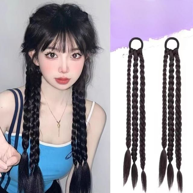 Jasmintinea-Braided Hair Extension Set