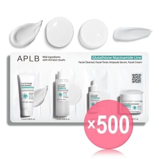 APLB - Glutathione Niacinamide Skin 4 Types Sachet Set (x500) (Bulk Box)