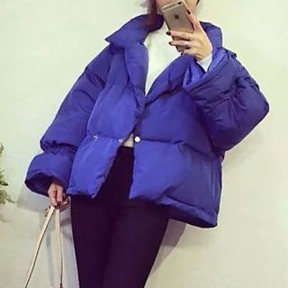 Octogirl-Buttoned Puffer Jacket