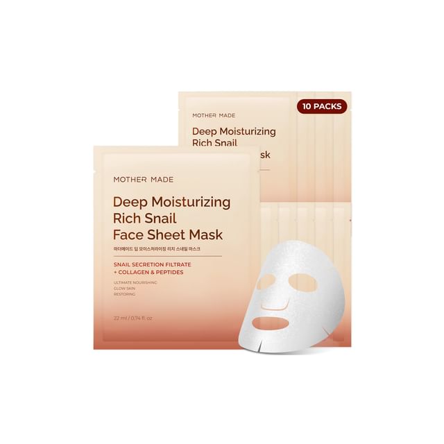 MOTHER MADE-Deep Moisturizing Rich Snail Mask Set