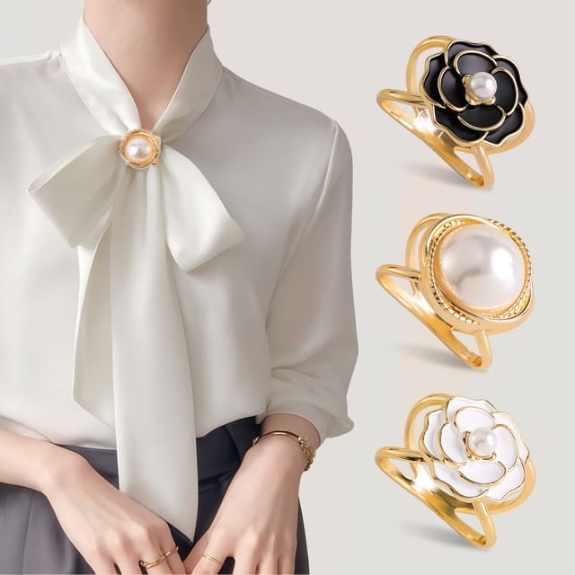 Jael-Embellished Scarf Ring