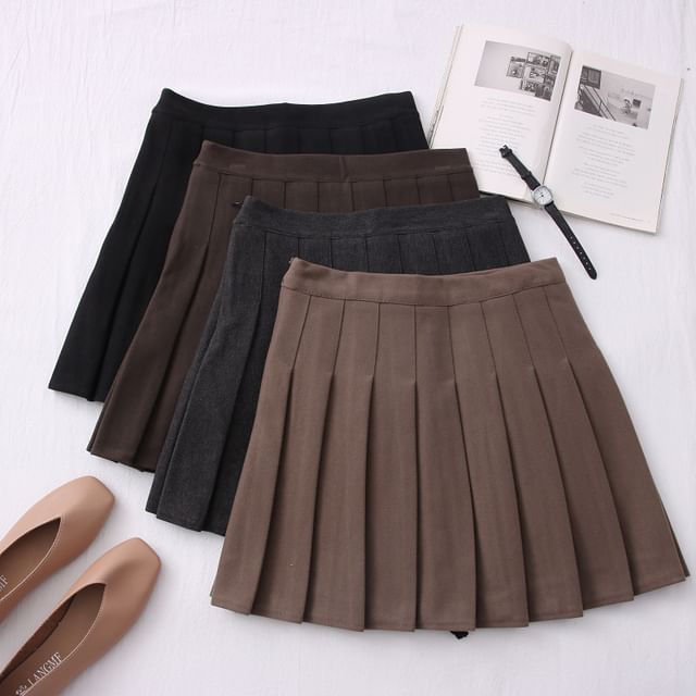 Babique - Pleated Mini Skirt | YesStyle