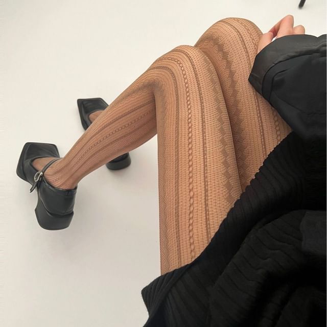 Candyiry-Argyle Patterned Tights