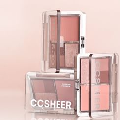 CCSHEER - Four-Color Blush & Eyeshadow Palette - 3 Types