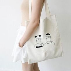 Cady - Canvas Plain Tote Bag