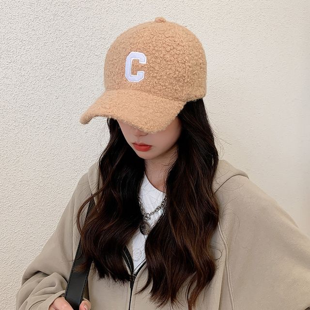 Shearling baseball hot sale cap