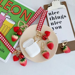 Olsin - Silicone Strawberry Keyring Olsin - Silicone Strawberry Keyring