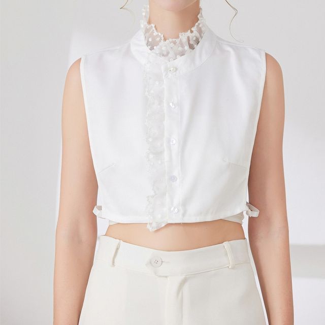 MIOW-Stand Lace Decorative Collar