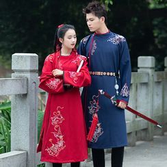 RIMIA - Couple-Matching Hanfu Costume Dress / Belt