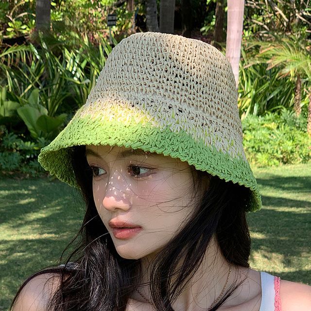UOSU-Two Tone Cloche Hat