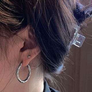 PANGU-Stainless Steel Hoop Earring