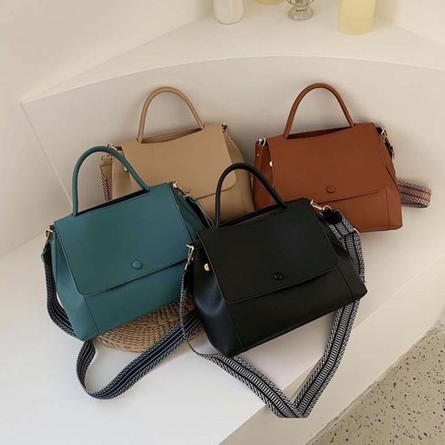 NewTown-Faux Leather Shoulder Bag