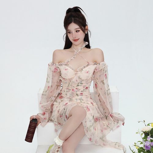 open lace back dress Pink Smocked Maxi Tiered Dress  Kenny Rose Boutique