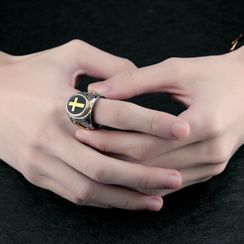 Tenri - Cross Stainless Steel Ring Tenri - Cross Stainless Steel Ring