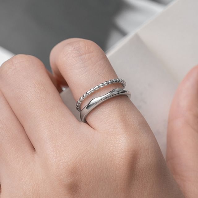Tinseltown-Layered Open Ring