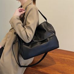 Montomery - Faux Leather Carryall Bag