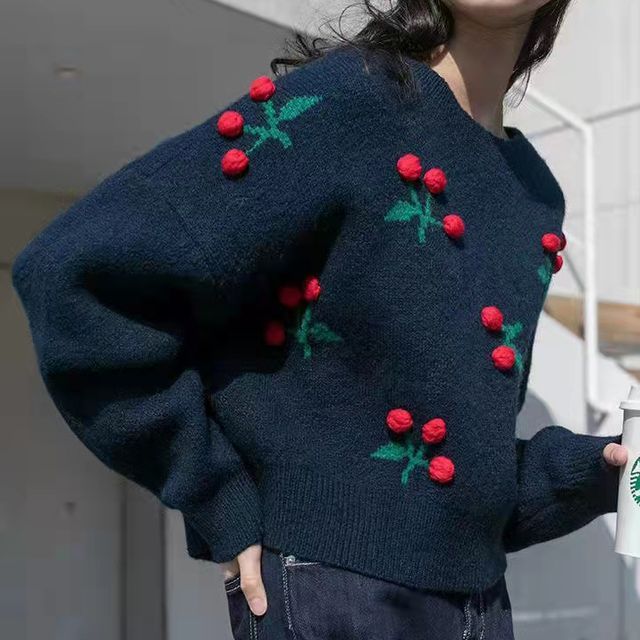 BALITIK - Fruit Print Sweater | YesStyle