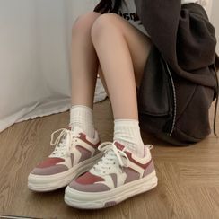 Hipsole - Lace-Up Platform Sneakers