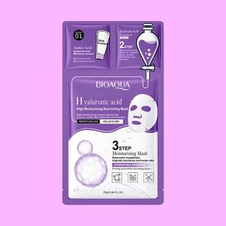 BIOAQUA - 3 Step Hyaluronic Acid High Moisturizing Nourishing Mask