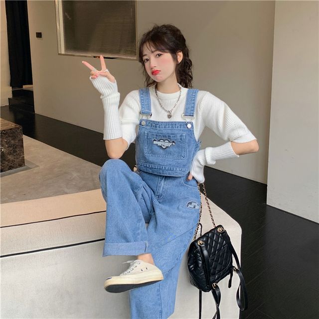 Vallepop - Set: Denim Camisole Top + 