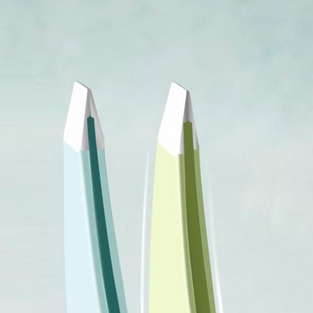 Jericoure-Stainless Steel Eyebrow Tweezers