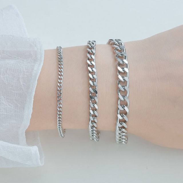 Seirios-Bracelet en acier inoxydable à grosse chaîne