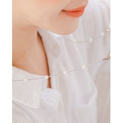Miss21 Korea - Faux-Pearl Face Mask Strap Miss21 Korea - Faux-Pearl Face Mask Strap