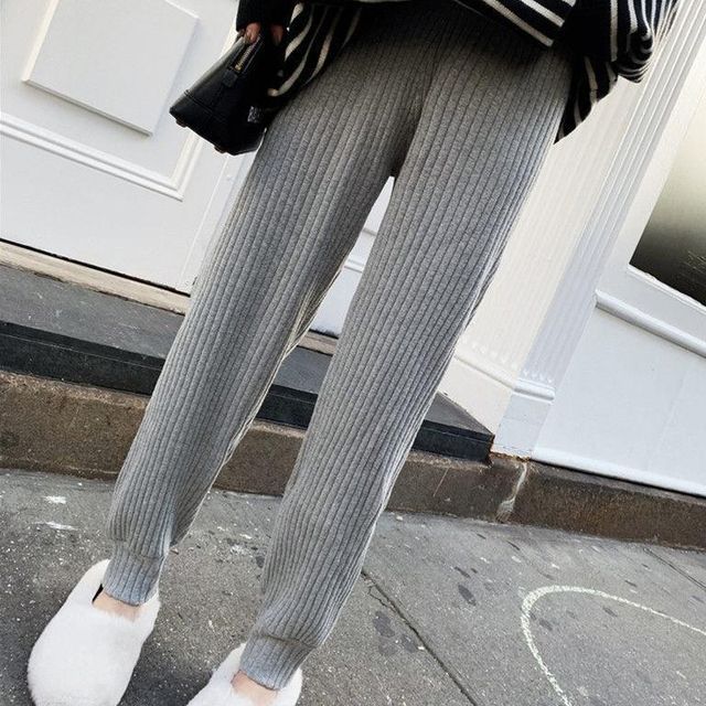 FR-Straight Leg Knit Pants