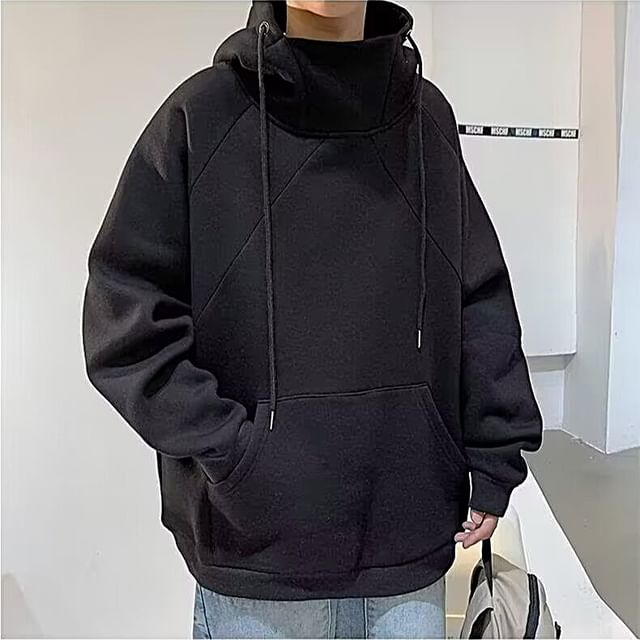 Myanderthal-Plain Pocket Detail Hoodie