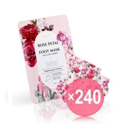 PETITFEE - Rose Petal Satin Foot Mask (x240) (Bulk Box)