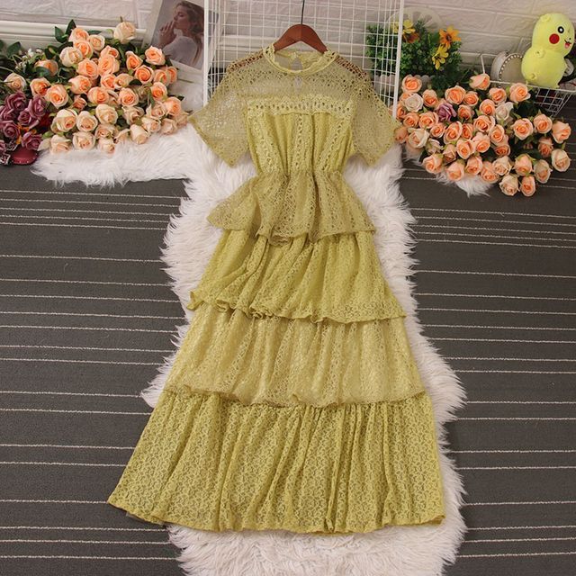 knee length dresses for ladies Plaid Mock Neck Long Sleeve Midi Dress main image 0